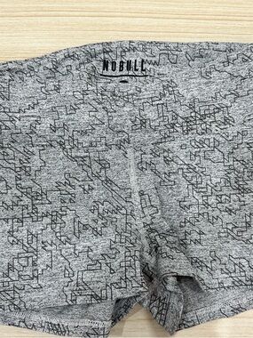 NOBULL Grey Marled Patterned Athletic Shorts